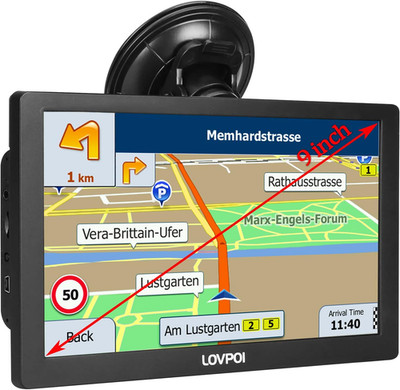 Truck GPS Commercial Drivers 2026, Trucker Car GPS Navigator, 9 Inch Navigation 