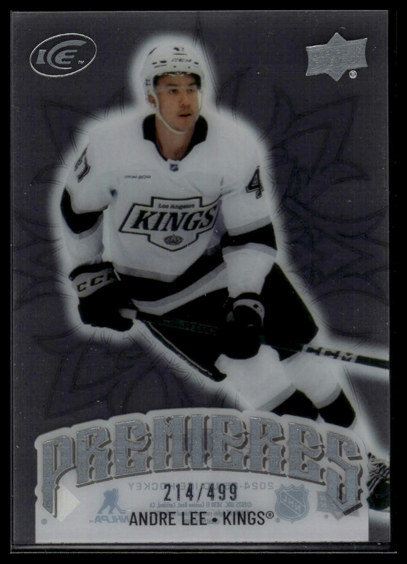 2024-25 Upper Deck Ice #226 Andre Lee #/499 Rookie SN,RC