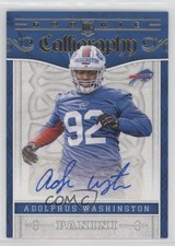 2016 Panini Rookie Calligraphy Adolphus Washington #RC-AW Auto 0bi7