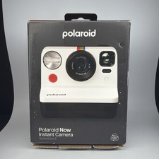 Polaroid Now 2nd Generation I-Type Instant Film Camera Black White 9072 READ