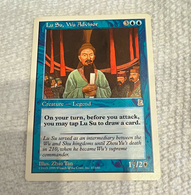 Wizards of the Coast Lu Su, Wu Advisor Regular English #47/180