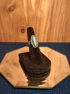 925 Sterling Silver Vintage Turquoise Ring. Maisel Trading Post (Native) Sz 3.75