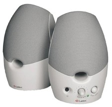 Labtec LCS-1050 Computer Speakers for desktop, laptop, mp3 player etc..