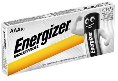 10x Energizer AAA 1.5V Alkaline Industrial Batteries LR03 MN2400 E92
