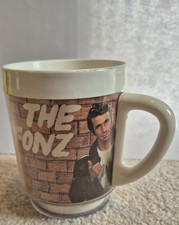 THE FONZ - FONZIE HAPPY DAYS ( Henry Winkler) '76 INSULATED COFFEE MUG - DAWN NJ
