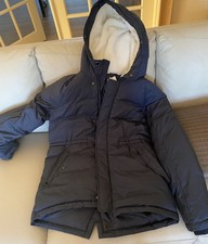 Crewcuts J. Crew Boys Navy Sherpa Hooded Winter Jacket