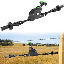 Upgraded Fence Barbed Wire Stretcher Tool, Retractable Ratchet Wire Tensioner & 