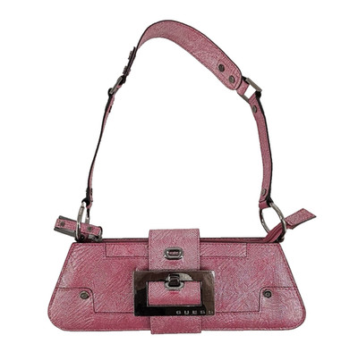 Guess Vintage Y2K Shoulder Bag Metallic Pink 2000 Mint/New