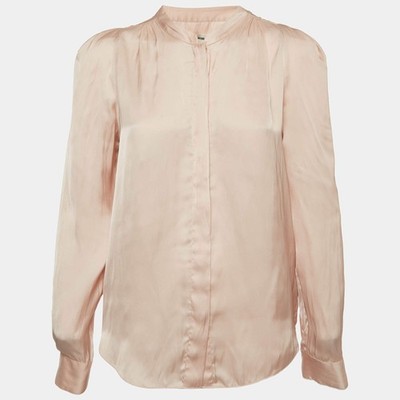 Zadig Voltaire Pink Touchy Satin Top S