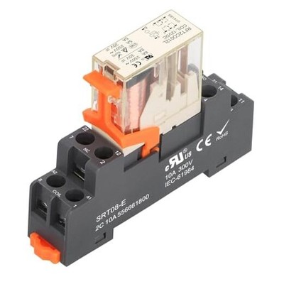 Power Relay RFT2CO02L, DC2V Coil, 8 Pin 8A, DPDT 2NO 2NC, with LED Indicator 1