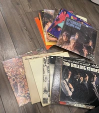 Rolling Stones 15 Records LP Lot Plus Bonus