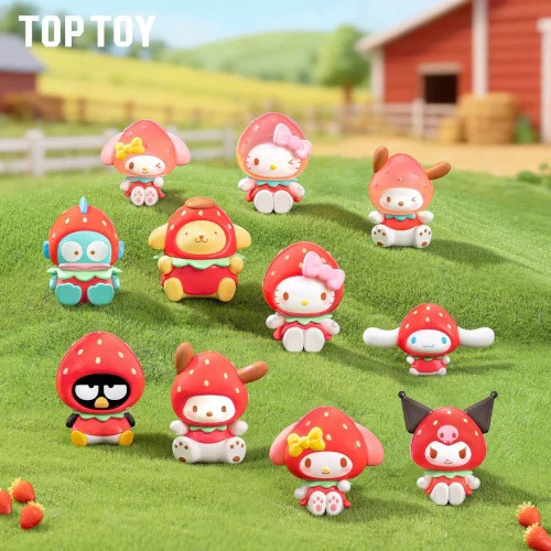 Sanrio Characters Strawberry Candy Mascot Series Toptoy 2-Inch Key