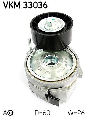 SKF Spannrolle, Keilrippenriemen Links, Mitte Rechts, Oben U.A. FüR CitroËN-image