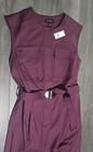 NWT Banana Republic Women’s UTILITY SATEEN JUMPSUIT Mauve Wine Assorted Sizes — photo 2