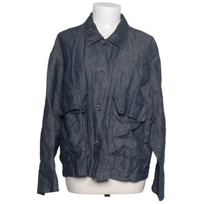 Opus, Jacke, Damen, Größe: 42, model: hola denim, Blau, Baumwolle/Leinen #MvA