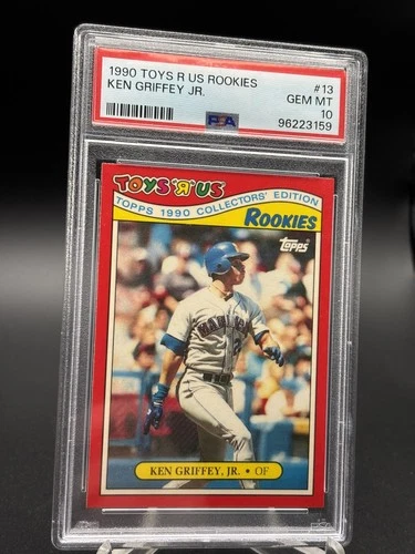 KEN GRIFFEY JR. 1990 Toys R Us ROOKIES #13 PSA 10 GEM MINT RC
