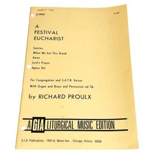 Choral Music A Festival Eucharist Richard Pro...