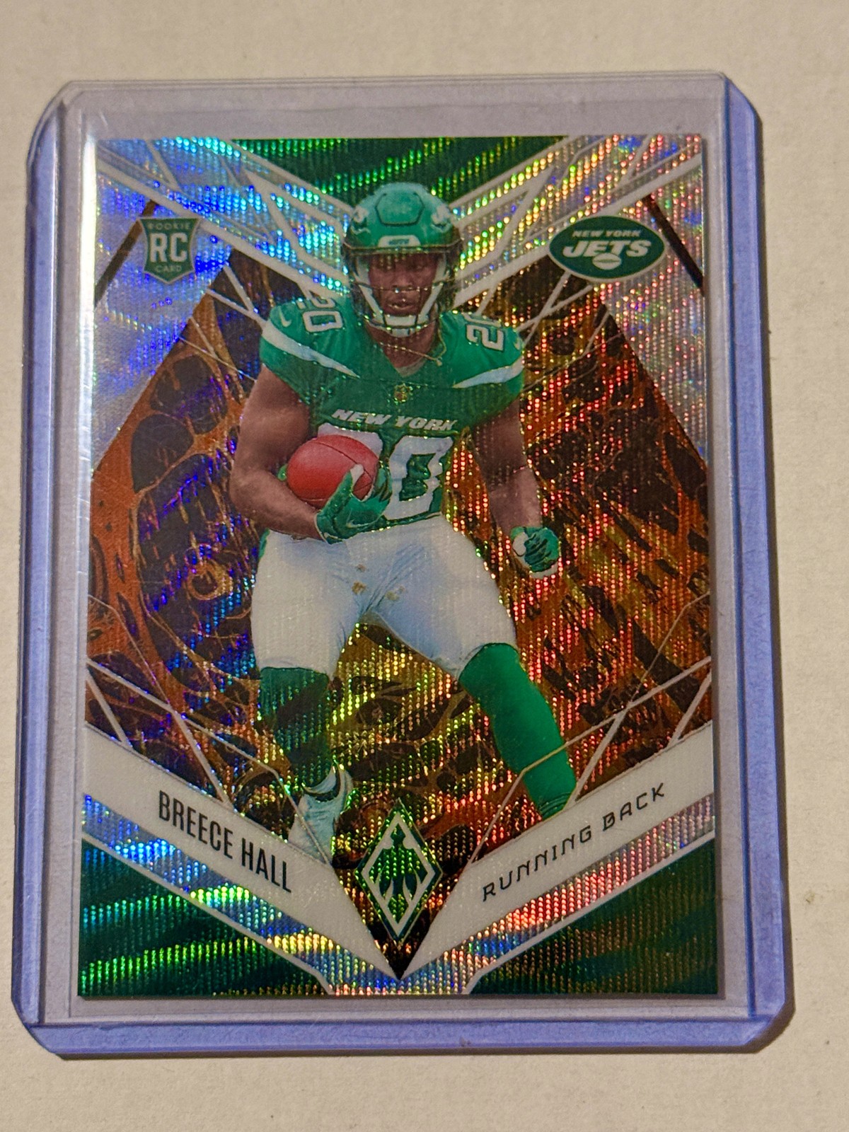 2022 Panini Phoenix - Rookies Breece Hall #114 Lava /175 (RC)