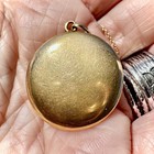 Antique Victorian Solid 10K Yellow Gold Locket Initials LER Pendant 4.39g Tested — photo 2