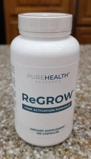 PureHealth Pure Health Research ReGROW HAIR ACTIVATION FORMULA (120 Caps) New