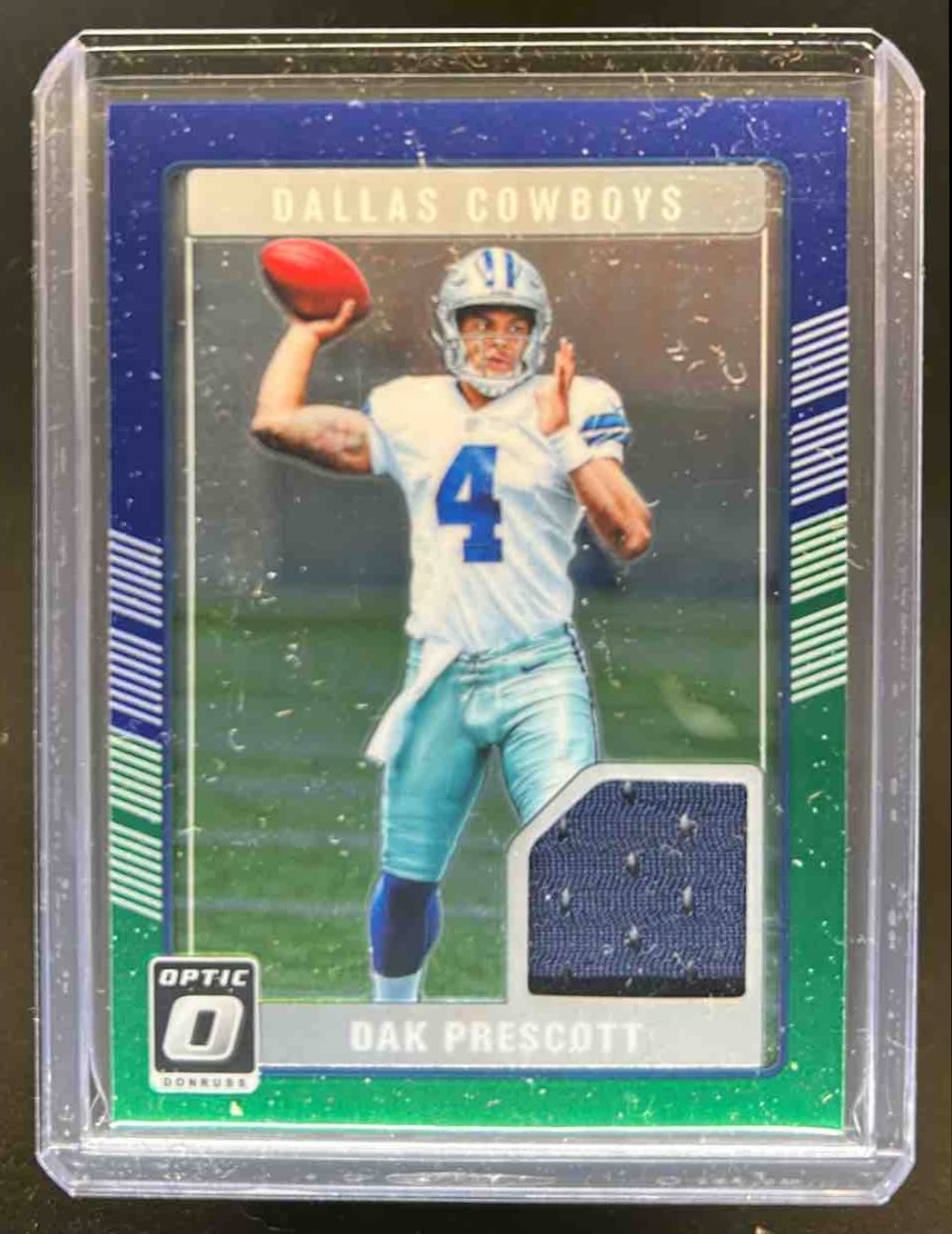 Demarcus Robinson Panini Donruss Optic Donruss Rookie Threads #DR Blue & Green