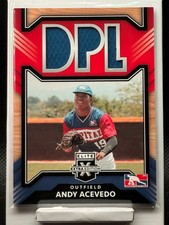 2022 Panini Elite Extra Edition Baseball - Andy Acevedo DPL Material #DM-AA