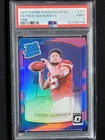 2017 DONRUSS OPTIC PINK PRIZM #177 PATRICK MAHOMES II RC RATED ROOKIE PSA 9