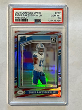 Donruss Optic Ennis Rakestraw Jr. PSA Gem Mint 10 Freedom Card SSP #232 RC Pop 1