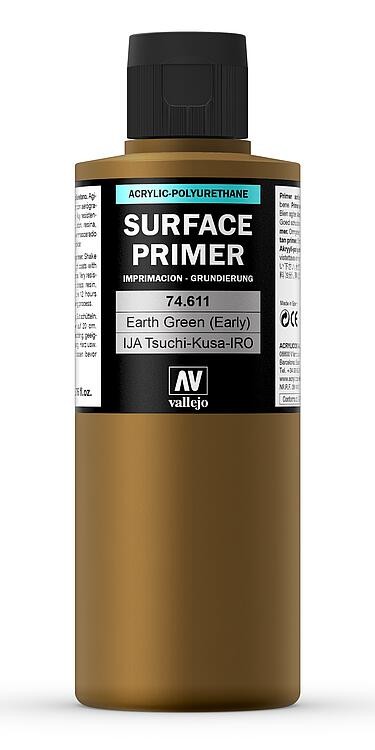 Vallejo 74.611 - IJA Tsuchi-Kusa, Earth Green, 200 Ml