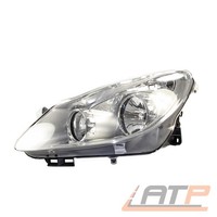 Scheinwerfer Frontscheinwerfer H7/H1 Chrom Links FÜR Opel Corsa D Bj 06-10