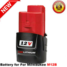 Pack 12V 3.5Ah for Milwaukee M-12 Lithium-ion Battery 48-11-2425 48-11-2420 NEW