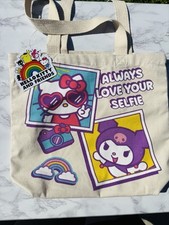 Hello Kitty Tote Bag With A Free Hello Kitty Charm