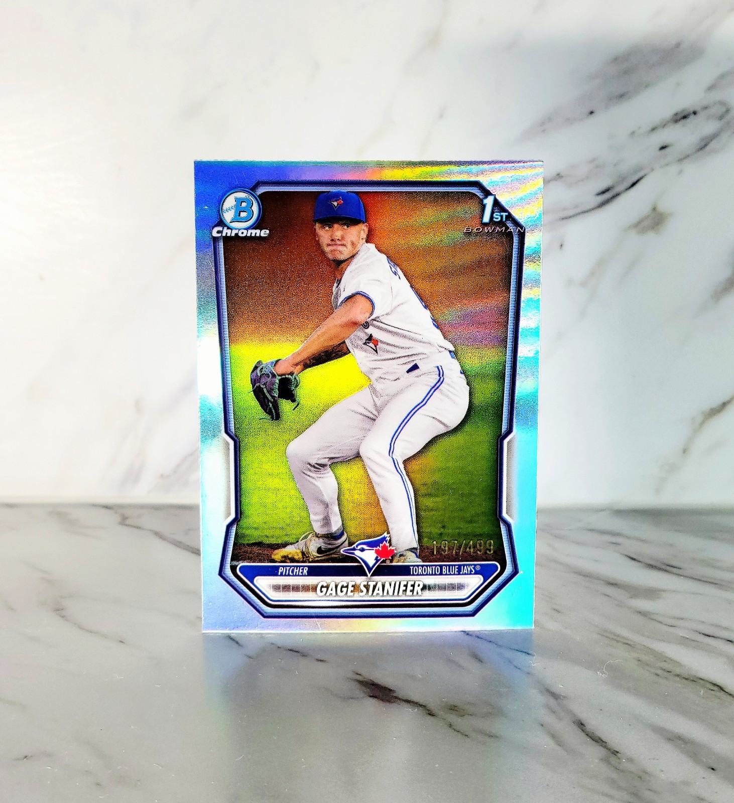 2026 Bowman Chrome Prospects Gage Stanifer 1st Chrome /499 #BCP-37 Toronto Jays.
