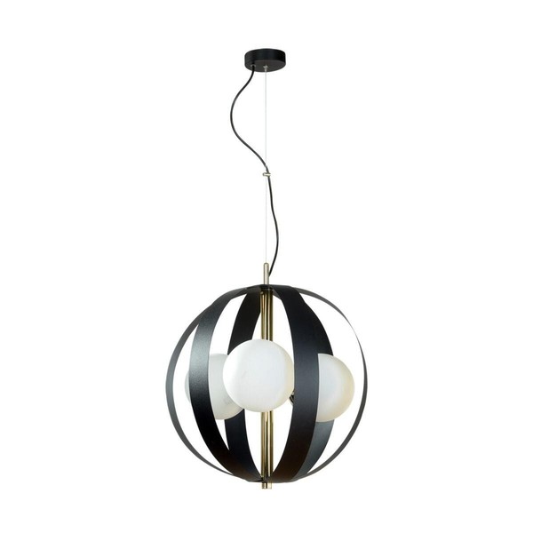 Moderne HäNgelampen 3X40W/E14 In Schwarz Und Gold, IP20-image