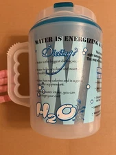 Betras USA Monster Mug 90's 64 oz Water Jug Cup w/Lid Vintage H2O Facts