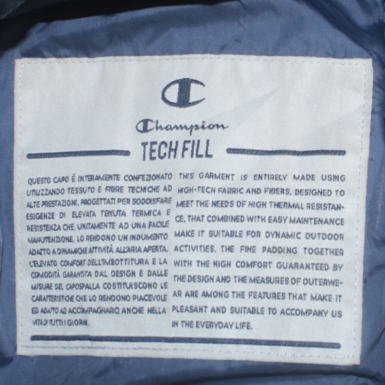 Champion Blue Jacket Mens S image 8