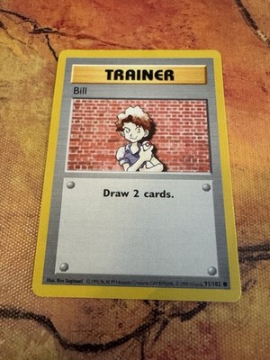 Bill 091/102 Base Set (Shadowless) Regular