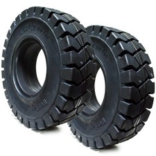 2pk 6.50-10 Forklift Solid Tire 6.50x10 650x10 65010 Lift Truck R701