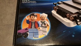 2 Lego Sets BTTF Delorean and Ghostbusters 21108 and 21103