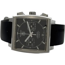 TAG Heuer Monaco Caliber 12 Chronograph CAW2110 Black #593 5
