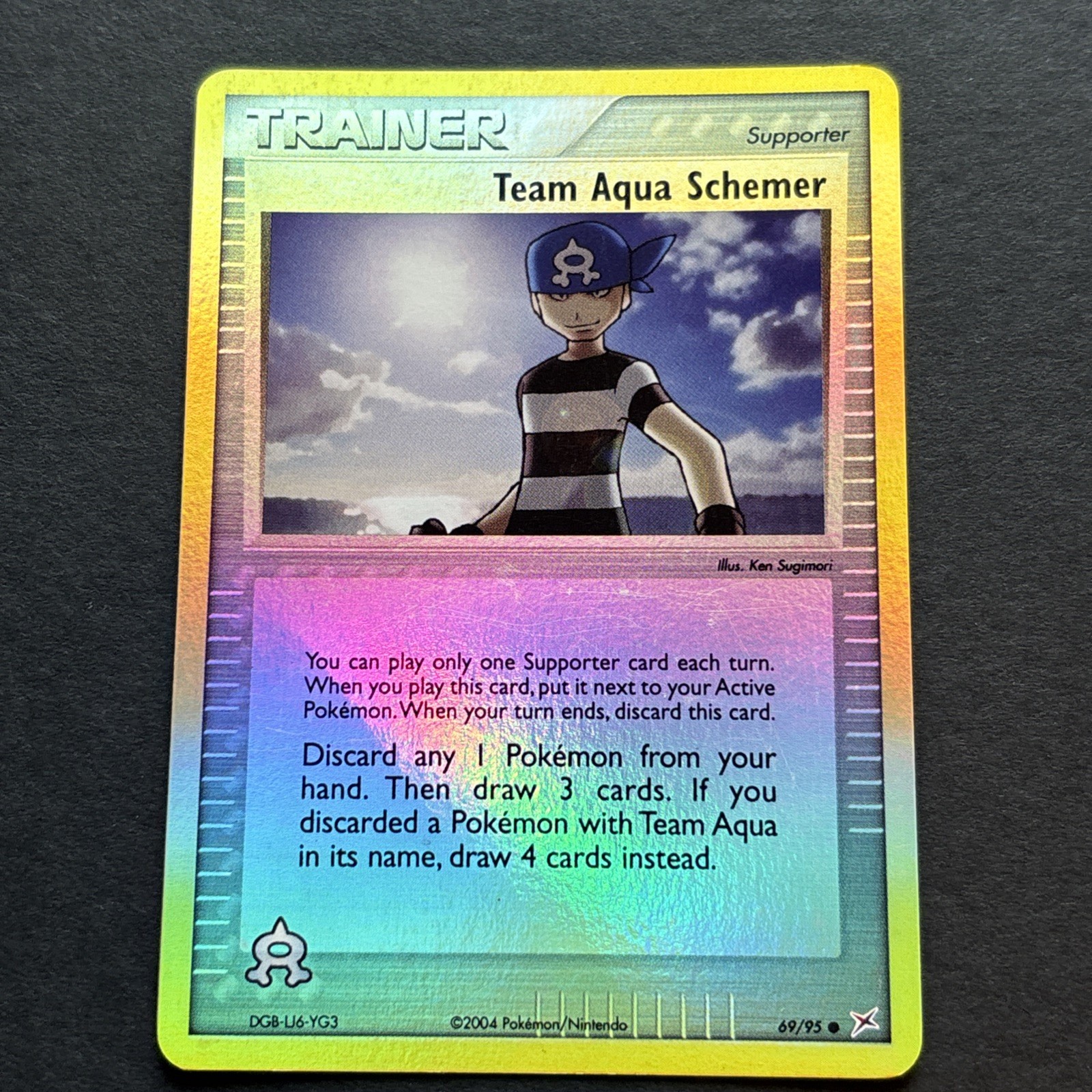 POKEMON: TEAM AQUA SCHEMER 69/95 - REVERSE HOLO CARD - MAGMA VS AQUA - NM MINT