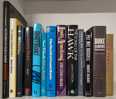 Jazz Legends Biography 13 Book Collection Parker Ellington Armstrong Bechet Set