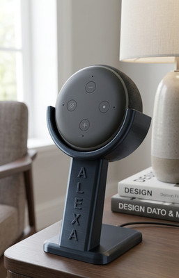 Desk Stand for Amazon Echo Dot 3rd Generation | Minimalist Alexa Holder & Mount