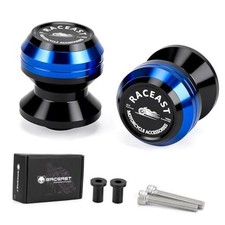 M6 Swing Arm Spool Sliders - Universal CNC 6MM Rear Swingarm Sliders - Blue