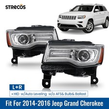 For 2014 2015 2016 Jeep Grand Cherokee Hidxenon Headlight W Auto Leveling Pair For 2014 2015 2016 Jeep Grand Cherokee Hidxenon Headlight W Auto Leveling Pair