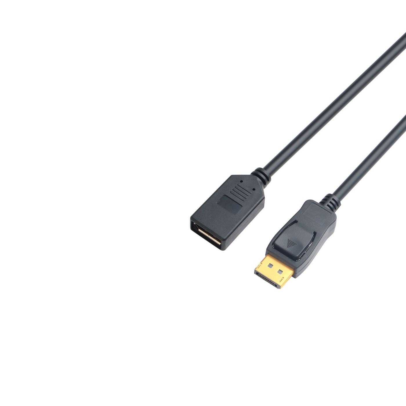 MicroConnect DP-MFG-100 DisplayPort Extension Cable 1m Black Gold-Plated RoHS