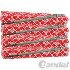 4x FEBI GLÜHKERZEN passend für OPEL ASTRA H CARAVAN SIGNUM CC VECTRA C ZAFIRA