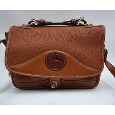 Vintage Dooney Bourke All-Weather Yan Leather Carrier Bag w/Shoulder Strap