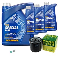Inspektionspaket 8L Mannol Special Plus 10W-30 FüR Toyota Hilux Viii Pick-Up