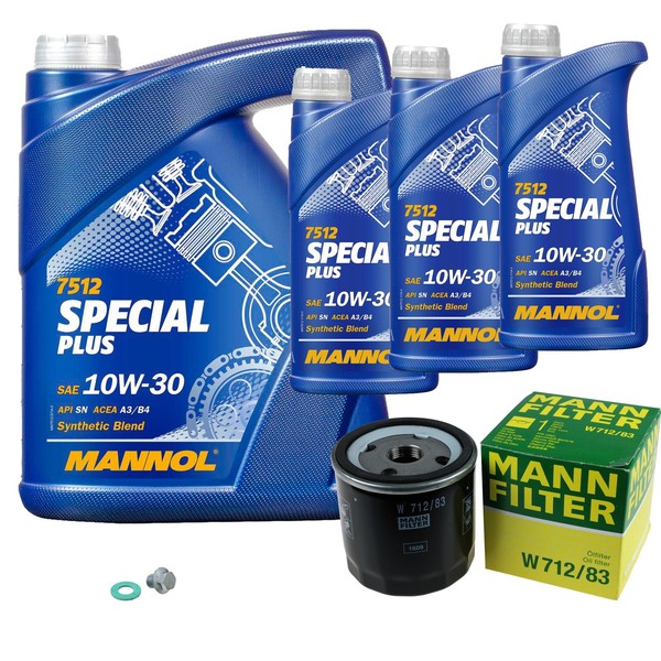 Inspektionspaket 8L Mannol Special Plus 10W-30 FüR Toyota Hilux Viii Pick-Up-image